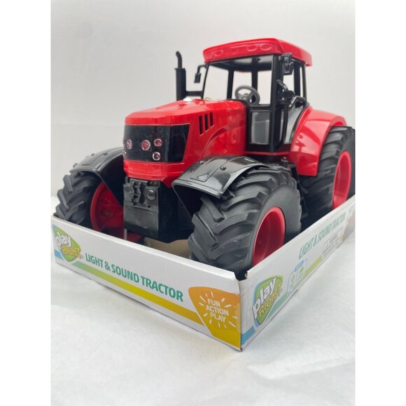 PLAY RIGHT Light & Sound Tractor Red - Picture 9 of 13